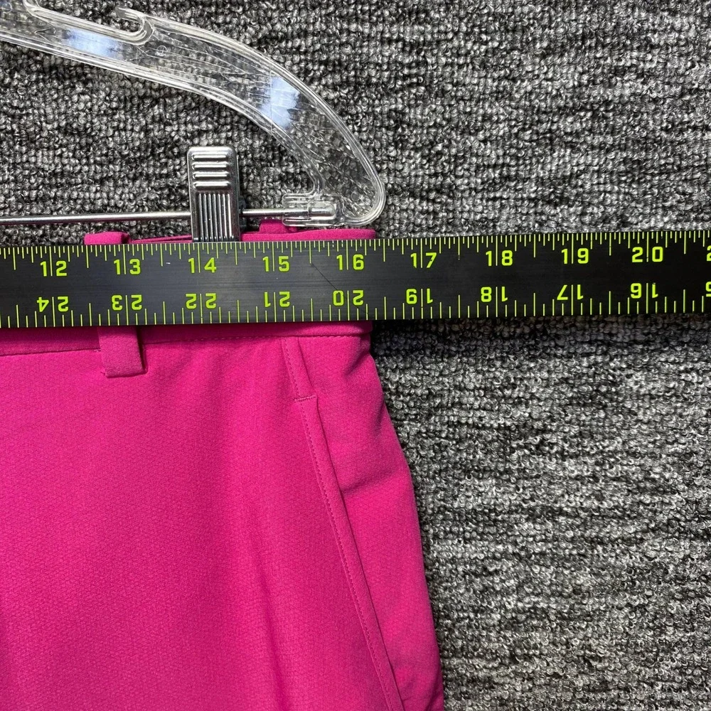 Nike Golf Dri Fit Shorts Mens 32 Pink Flat Front Performance Activewear Vibrant